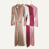 Satin long robe